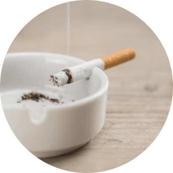 Decompose and remove Cigarette odor